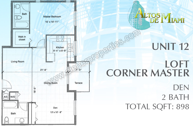 Altos de Miami Condo Floor Plans